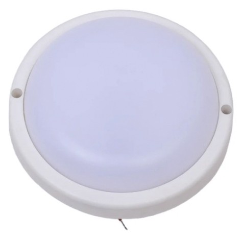 Светильник для ЖКХ светодиодный КОСМОС ДПО 10Вт, круг, IP65, 6500К, 230В [KOC_DPO10WR1.64K]