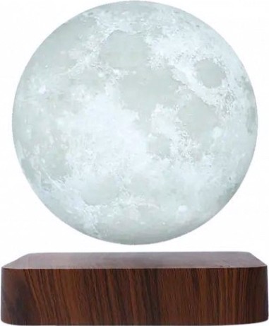 Светильник GAUSS Луна 3d 2w 3000k/4000k 220-240v d14см настольный Левитация [LV001]