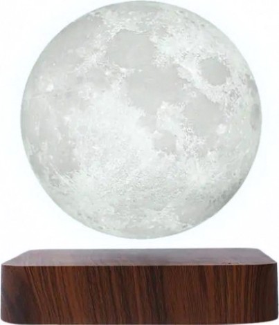 Светильник GAUSS Луна 3d 2w 3000k/4000k 220-240v d14см настольный Левитация [LV001]