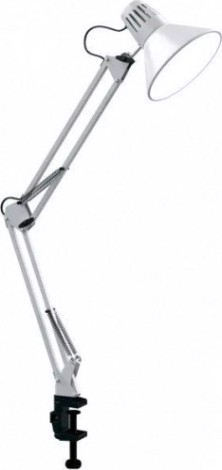 Светильник настольный GAUSS GTL001 60w 220-240v e27 белый струбцина [GT0011]