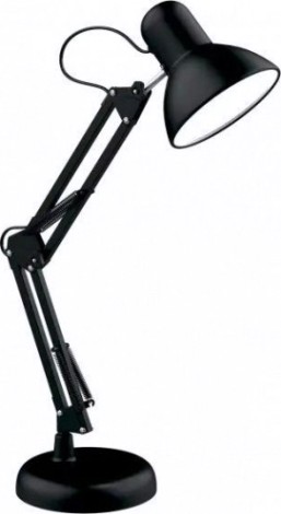Светильник настольный GAUSS GTL002 60w 220-240v e27 черный струбцина и основание [GT0022]