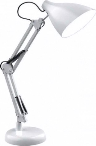 Светильник настольный GAUSS GTL003 60w 220-240v e27 белый струбцина и основание [GT0031]