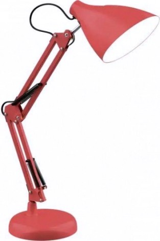Светильник настольный GAUSS GTL003 60w 220-240v e27 красный струбцина и основание [GT0034]