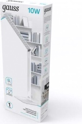 Светильник настольный GAUSS GTL201 10w 580lm 4000k 170-265v белый диммируемый [GT2011]
