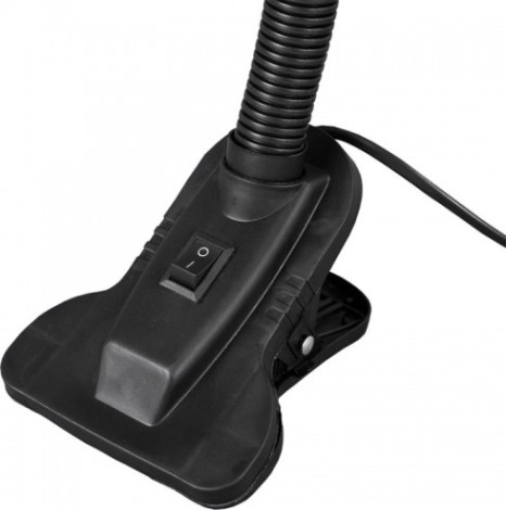 Светильник настольный GLANZEN E27 DL-0001-40-C-white е27 на прищепке белый [DL-0001-40-C-white]