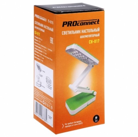 Светильник настольный Proconnect 75-0215 заряжаемый CH-017 Светильник настольный Proconnect 75-0215 заряжаемый CH-017