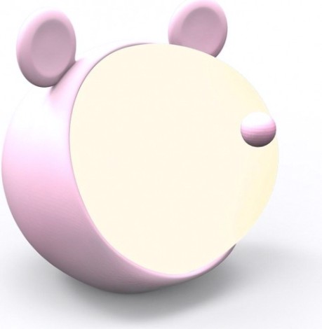 Светильник ночник настольный GAUSS Qplus GTL702 5V Li-ion 1200mA розовый диммируемый [NN7024]