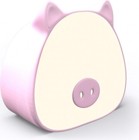 Светильник ночник настольный GAUSS Qplus GTL703 5V Li-ion 1200mA розовый диммируемый [NN7034]