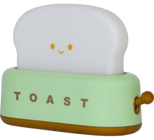 Светильник-ночник настольный GLANZEN RPD-0001-toaster-green светодиодный, диммируемый