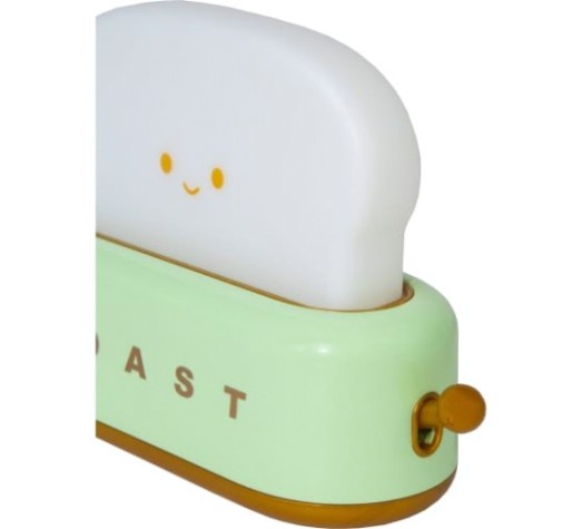 Светильник-ночник настольный GLANZEN RPD-0001-toaster-green светодиодный, диммируемый Светильник-ночник настольный GLANZEN RPD-0001-toaster-green светодиодный, диммируемый