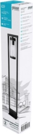 Светильник садово-парковый GAUSS Clio столб 14.2*80cm, 170-240v / 50hz, 1xe27 [GD020]