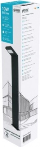 Светильник садово-парковый GAUSS Electra led столб, 10w, 600lm, 4000k, 134x137x780mm [GD111]