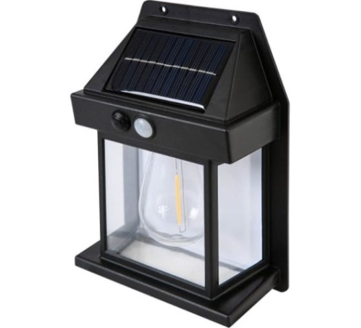 Светильник садово-парковый GLANZEN RPD-0003-200-solar на солнечной батарее с датчиком движения