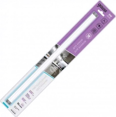 Светильник сенсорный GAUSS F модель 6w 600lm 4000k 170-260v 500mm touch [9022531206]