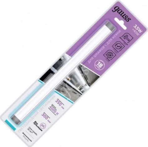 Светильник сенсорный GAUSS F модульный дополнительный 3,5w 350lm 4000k [9022533235]