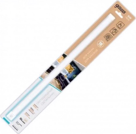 Светильник сенсорный GAUSS K модель k 6w 600lm 4000k 170-260v 525mm диммируемый [9021531206-D]