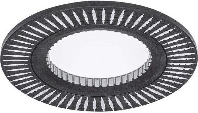 Светильник точечный GAUSS AL014 aluminium круг. черный/хром, gu5.3 Светильник точечный GAUSS AL014 aluminium круг. черный/хром, gu5.3