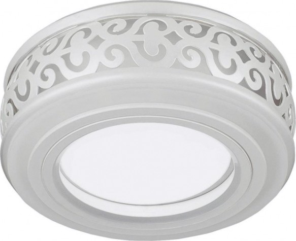 Светильник точечный GAUSS BACKLIGHT кругл.gu5.3, 3w, led 3000k белый матовый [BL144]