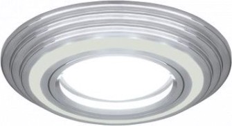 Светильник точечный GAUSS BACKLIGHT кругл. хром. gu5.3, 3w, led 3000k [BL138]