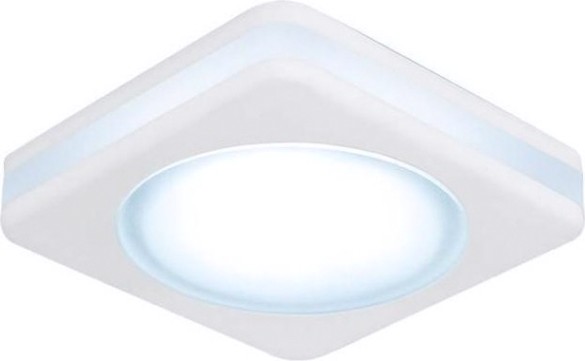 Светильник точечный GAUSS BACKLIGHT квадрат. белый, 5w, led 4000k [BL101]