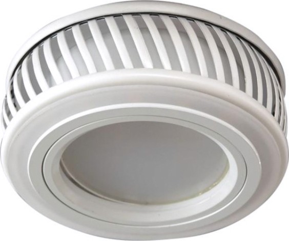 Светильник точечный GAUSS BL143P набор 3w + лампа mr16 6,5w 470lm 3000k gu5.3 led