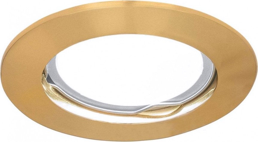 Светильник точечный GAUSS CA002 metal круг. золото, gu5.3