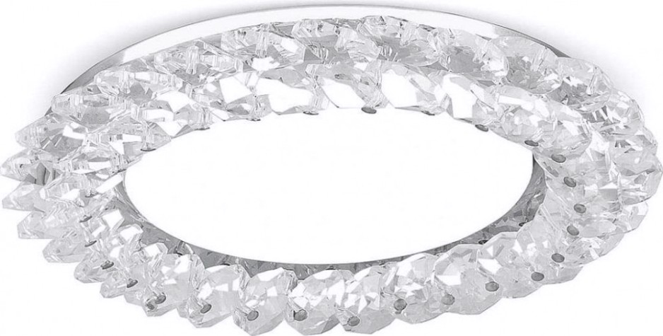 Светильник точечный GAUSS Gauss Tablet круг. кристалл/хром, gx53 [GX210]