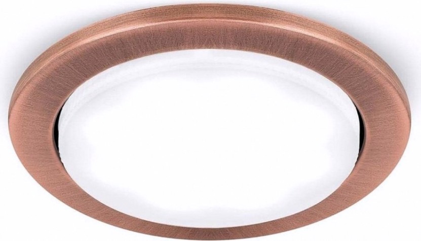 Светильник точечный GAUSS GX tablet бронза, gx53 [GX008]