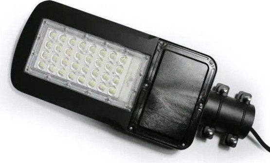 Светильник уличный GAUSS Qplus 80w 9600lm 5000k 120-260v ip65 455*180*49мм черный [629535380]