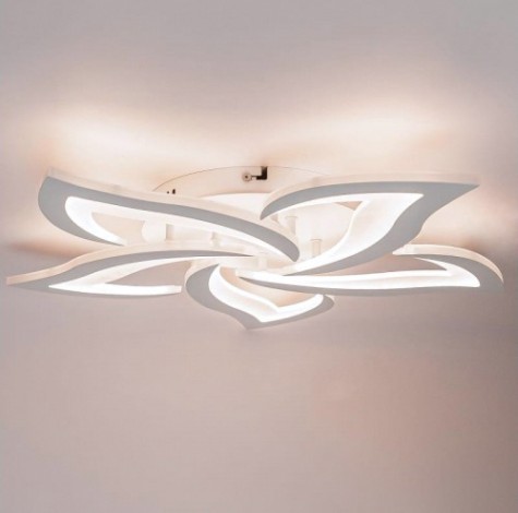 Светодиодная диммируемая люстра GLANZEN LED-0060-STAR-white с пультом управления Светодиодная диммируемая люстра GLANZEN LED-0060-STAR-white с пультом управления
