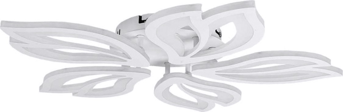 Светодиодная диммируемая люстра GLANZEN LED-0090-FLOWER-white с пультом управления