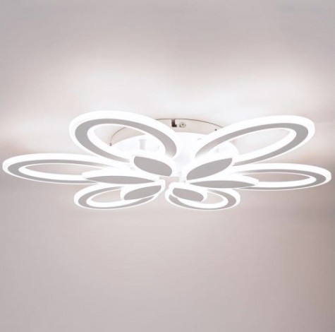 Светодиодная диммируемая люстра GLANZEN LED-0120-CAMELIA-white с пультом управления Светодиодная диммируемая люстра GLANZEN LED-0120-CAMELIA-white с пультом управления
