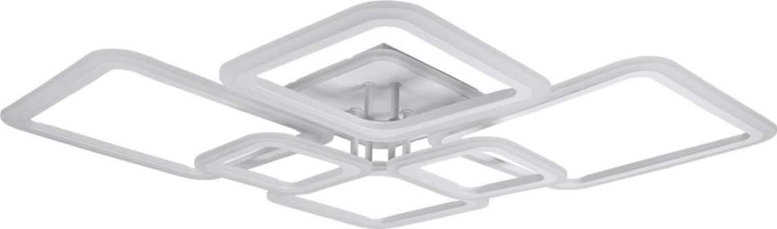 Светодиодная диммируемая люстра GLANZEN LED-0120-SQUARE-white с пультом управления