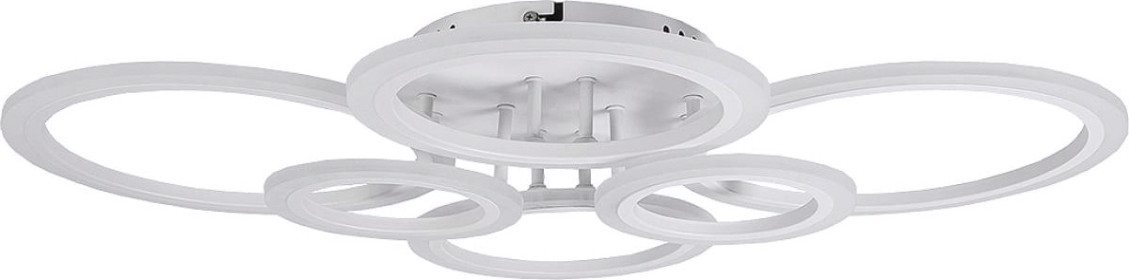 Светодиодная диммируемая люстра GLANZEN LED-0130-ROUND-white с пультом управления