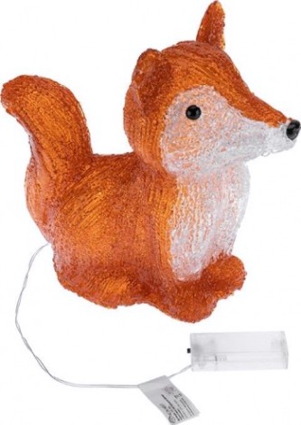 Светодиодная фигура Neon-Night "Лисенок" акриловая 26 см [513-316]