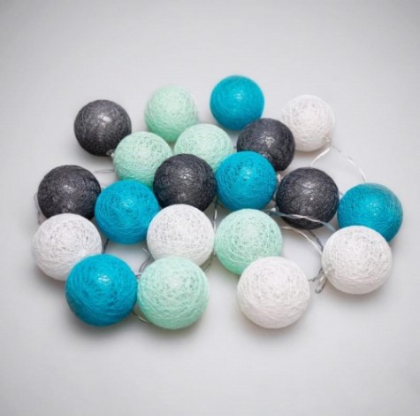 Тайские фонарики Neon-Night Северное сияние 3,5 м прозрачный ПВХ, 20 LED, теплый белый [303-086]