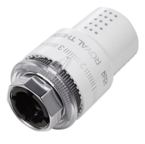 Термоголовка жидкостная ROYAL THERMO Design М30х1,5 белая RTO 07.0009 [НС-1443124]