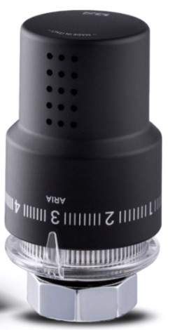 Термоголовка жидкостная ROYAL THERMO Design М30х1,5 черная RTO 07.0008 [НС-1404970]