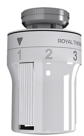Термоголовка жидкостная ROYAL THERMO М30х1,5 белая НС-1488974 [НС-1488974]