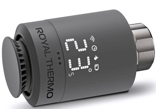 Термостат радиаторный электронный ROYAL THERMO Smart Heat, серебристый НС-1402606 [НС-1402606]