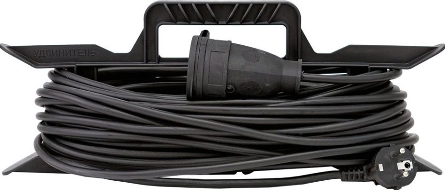 Удлинитель GLANZEN ER-30-003 силовой на рамке штепс. гнездо пвс 3х1,5 30 м