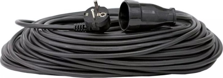 Удлинитель GLANZEN ES-30-003 силовой шнур штепс. гнездо пвс 2х1,5 30 м