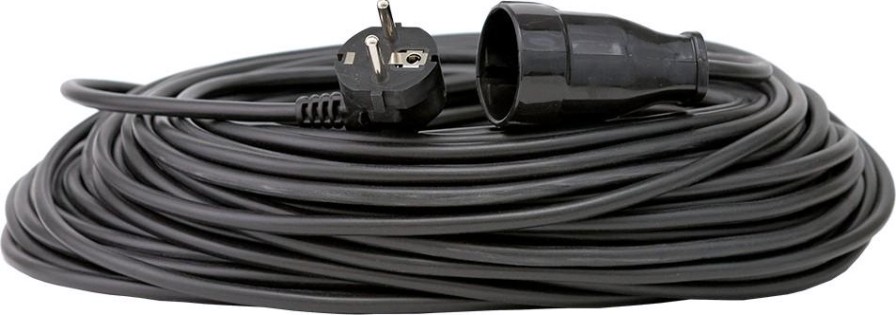 Удлинитель GLANZEN ES-40-003 силовой шнур штепс. гнездо пвс 2х1,5 40 м