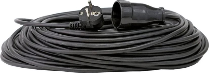 Удлинитель GLANZEN ES-50-001 силовой шнур штепс. гнездо пвс 2х0,75 50 м