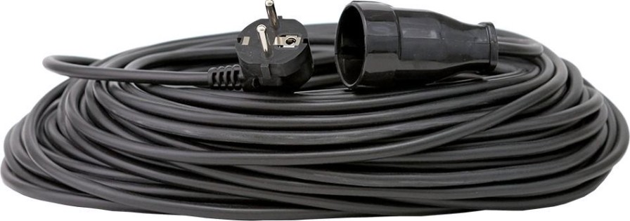 Удлинитель GLANZEN ES-50-003 силовой шнур штепс. гнездо пвс 2х1,5 50 м