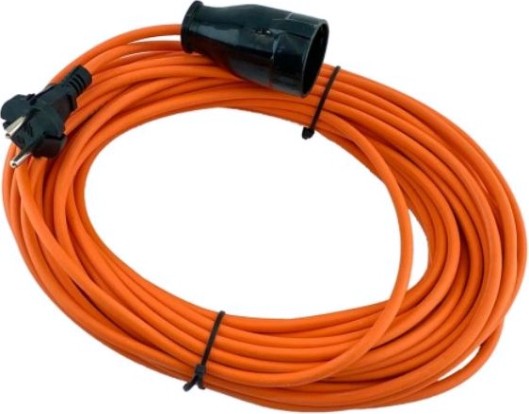 Удлинитель GLANZEN ES-50-005 силовой шнур штепс. гнездо пвс 3х1,5 50 м