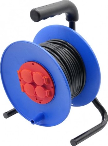 Удлинитель на катушке GLANZEN EC-25-011 ПВС 3х2.5 25м