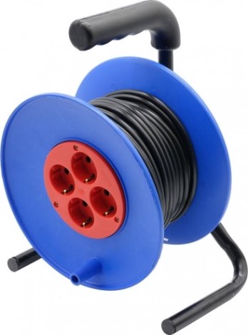 Удлинитель на катушке GLANZEN EC-40-009 ПВС 3х1.5 40м