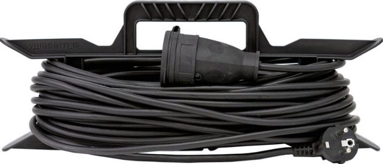 Удлинитель на рамке GLANZEN ER-10-006 силовой штепс. гнездо КГ 2х1,5 10 м.