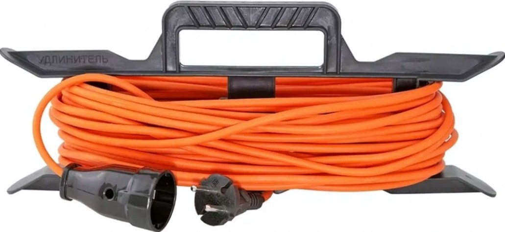 Удлинитель на рамке GLANZEN ER-30-001 ПВС 2х0.75 (30 м)